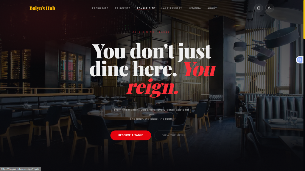 Bolyn's Hub — Multi-Brand Platform