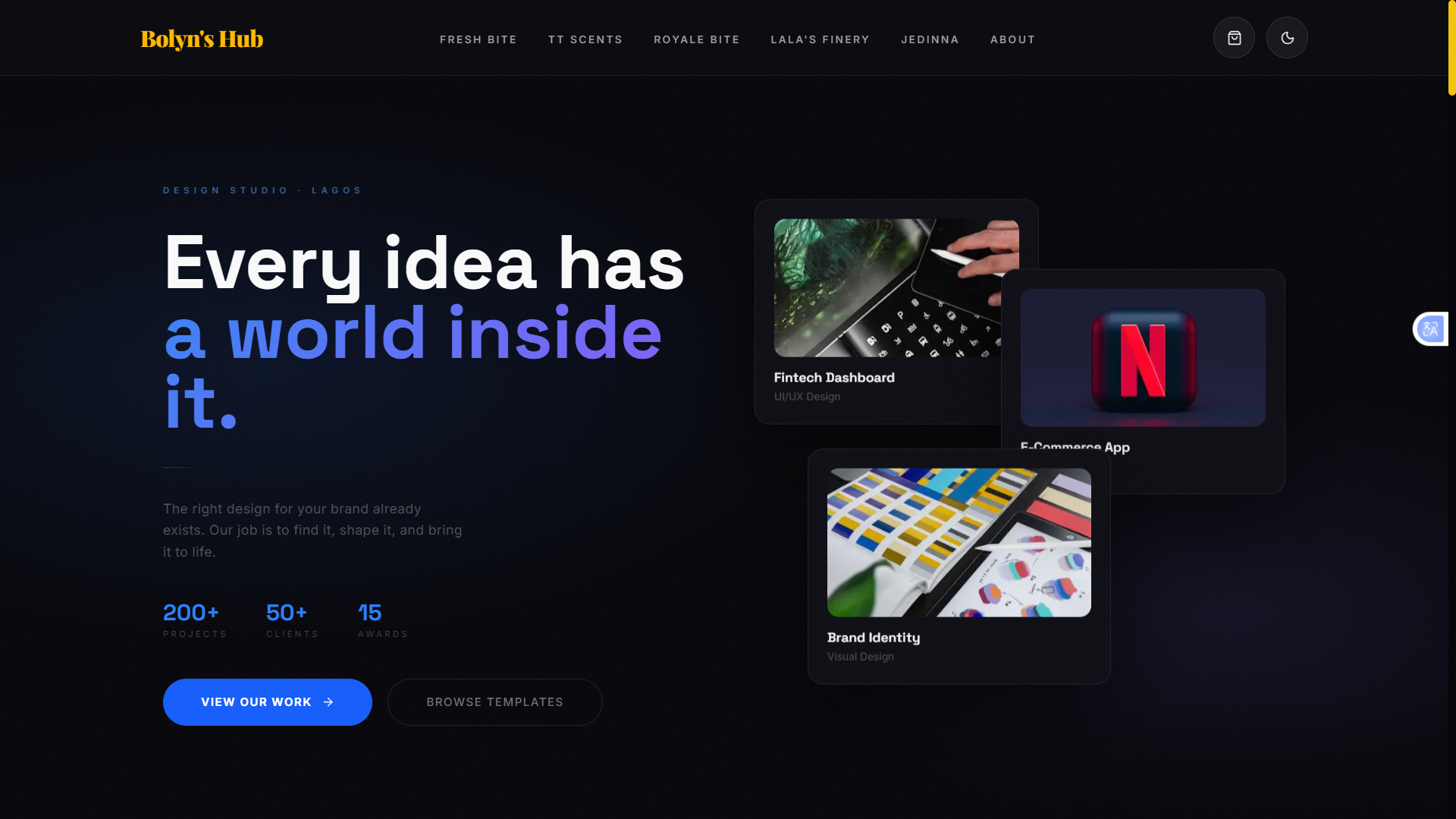 Bolyn's Hub — Multi-Brand Platform