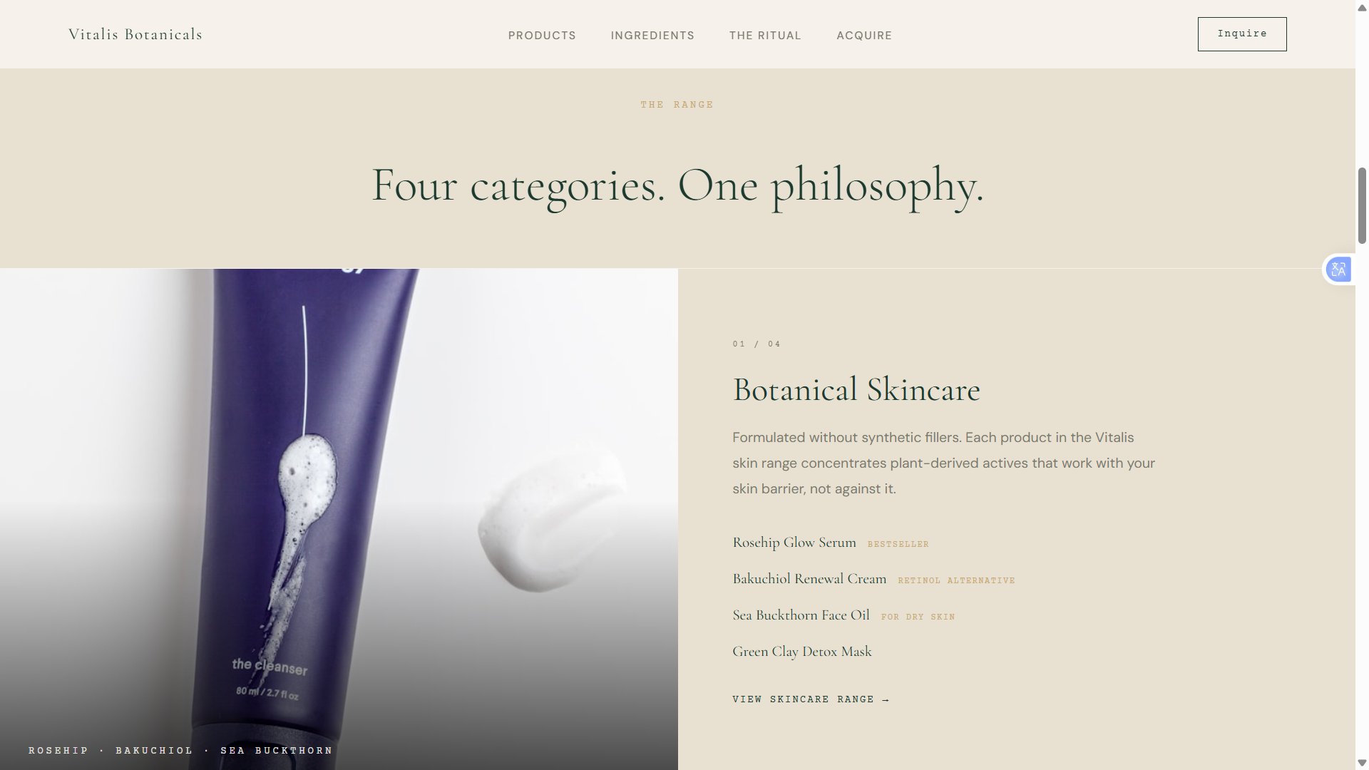 Vitalis Botanicals — Premium Wellness Brand