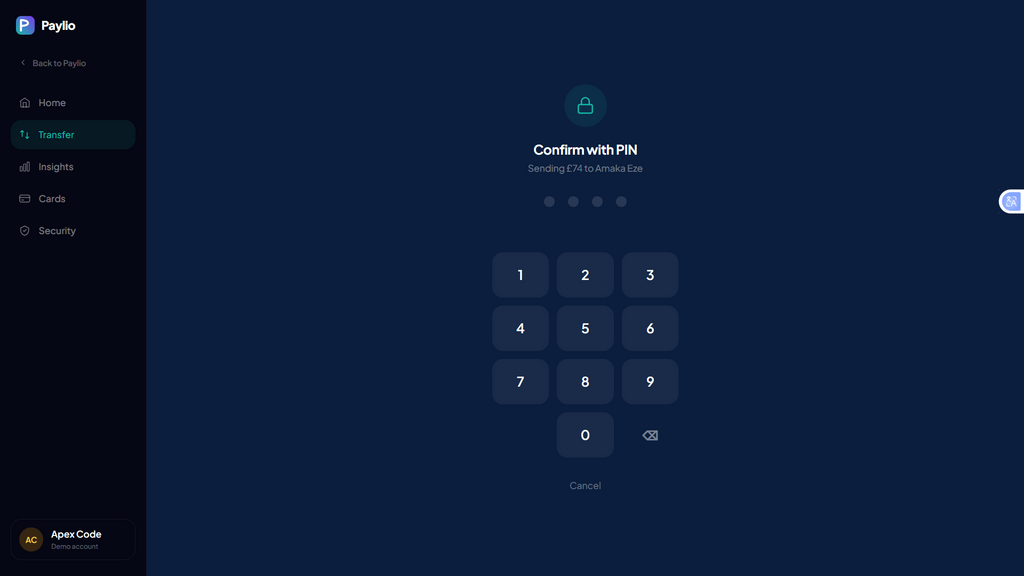 Paylio — Fintech Payment Platform